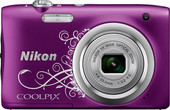 Coolpix A100 (фиолетовый с графикой)