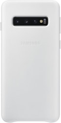 Leather Cover для Samsung Galaxy S10 (белый)