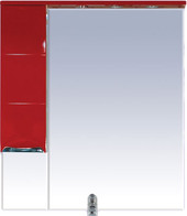 Зеркальный шкаф Петра - 65 (красный)