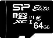 SP064GBSTXBU1V10 microSDXC Elite UHS-1 (Class 10) 64GB