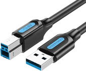 COOBG USB Type-B - USB Type-C (1.5 м, черный)