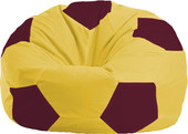 Мяч М1.1-265 (желтый/бордовый)