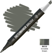 Brush Двусторонний BG10 SMB-BG10 (прозрачный зеленый)