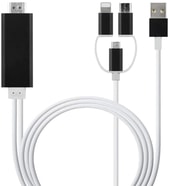 HDMI-MicroUSB/USB-C/Lightning 1.8 м