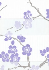 СРШ 01МКД DN-46074 73x160 (рисунок декор, сакура фиолетовая)