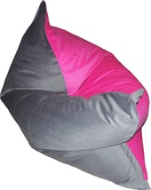 Подушка (розовый/серый)