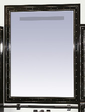 Зеркало Bella - 75 (Swarovski, черный)