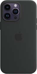 MagSafe Silicone Case для iPhone 14 Pro Max (темная ночь)
