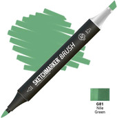 Brush Двусторонний G81 SMB-G81 (зеленый Нил)
