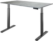Electric Desk 1380x800x18 мм (бетон чикаго светло-серый/черный)