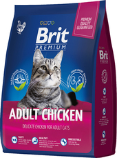 Premium Cat Adult Chicken с курицей 2 кг