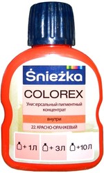 Colorex 0.1 л (№22, красно-оранжевый)
