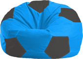 Мяч М1.1-267 (голубой/черный)