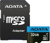 Premier AUSDH32GUICL10A1-RA1 microSDHC 32GB (с адаптером)
