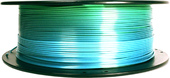 PLA Silk 1.75 мм 1000 г (зелено-голубой)