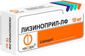 Лизиноприл-Лф, 10 мг, 60 табл.