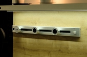 шинопровод 60 см + 2 ЕВРО розетки +1 USB (серебристый)