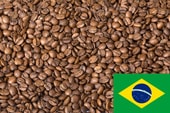 Арабика Бразилия Сантос в зернах 1000 г