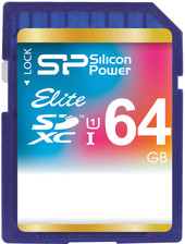 SDXC Elite UHS-1 (Class 10) 64 GB (SP064GBSDXAU1V10)