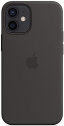 MagSafe Silicone Case для iPhone 12 mini (черный)