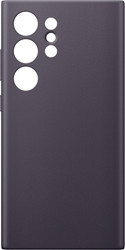 Vegan Leather Case S24 Ultra (темно-фиолетовый)