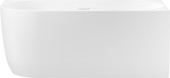 Belle Spa 150x75 235702002 (пристенная ванна (правая) белый глянец, экран, каркас, сифон-автомат глянцевый белый)