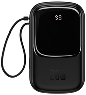 Qpow Pro Digital Display Fast Charge 10000mAh 20W (черный)