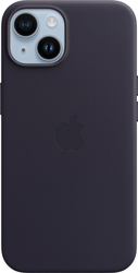 MagSafe Leather Case для iPhone 14 (чернила)