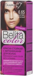 Belita Color 6.65 гранатово-красный
