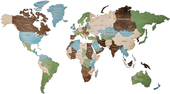 Карта мира L 3136 (1 уровень, multicolor)