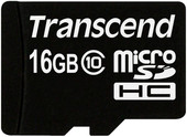 microSDHC (Class 10) 16GB (TS16GUSDC10)