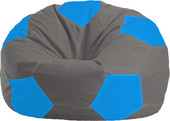 Мяч М1.1-337 (серый/голубой)