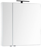 Шкаф с зеркалом Эвора 80 (белый) [184936+178249]