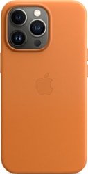 MagSafe Leather Case для iPhone 13 Pro (золотистая охра)