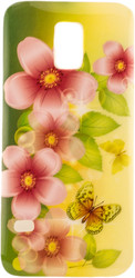 Глянец Цветы яблони для Samsung Galaxy S4 mini