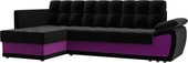 Нэстор прайм 103107 (левый, микровельвет, черный/фиолетовый)