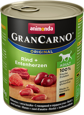 GranCarno Original Adult beef + duck hearts 0.4 кг