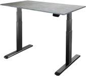 Ergo Desk Prime 1200x650x18 мм (бетон чикаго/черный)