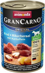 GranCarno Original Adult beef + smoked eel with potatoes 0.8 кг