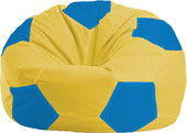 Мяч М1.1-263 (желтый/голубой)