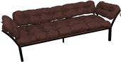 Дачный с подлокотниками 12170605 (коричневая подушка)