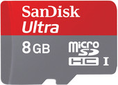 Ultra microSDHC UHS-I (Class 10) 8GB (SDSDQUA-008G-U46A)