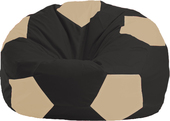 Мяч Стандарт М1.1-471 (черный/светло-бежевый)