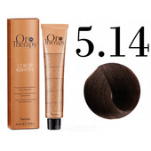 ORO Therapy Color Keratin 5.14 медный пепельный светло-коричневый 100 мл