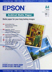 Archival Matte Paper A4 50 листов (C13S041342)