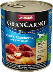 GranCarno Original Adult beef + smoked eel with potatoes 0.4 кг