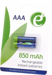 Rechargeable batteries AAA 850 mАh 2 шт. [EG-BA-AAA8R-01]