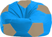 Мяч М1.1-275 (голубой/бежевый темный)