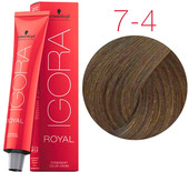 Professional Igora Royal Permanent Color Creme 7-4 60 мл