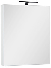 Шкаф с зеркалом Алвита 70 (белый) [184038+178249]
